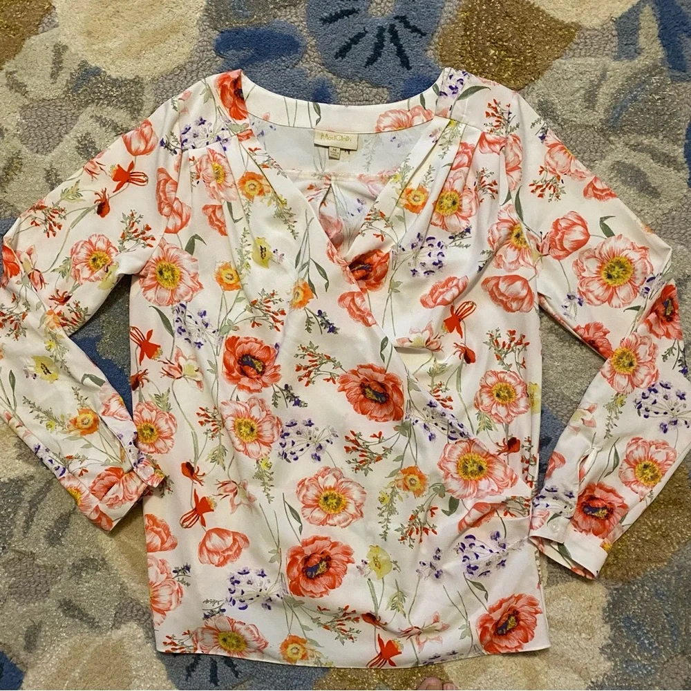 ModCloth Faux Wrap Top - Picture 1 of 7
